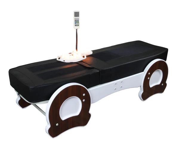FIR Far Infrared Jade Infrared Therapy Massage Bed / Spinal Traction Roller Table