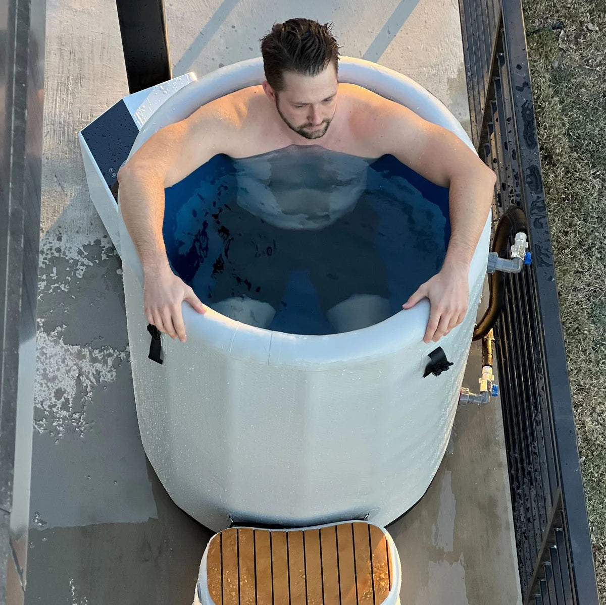 Revive Inflatable Barrel Cold Plunge Tub