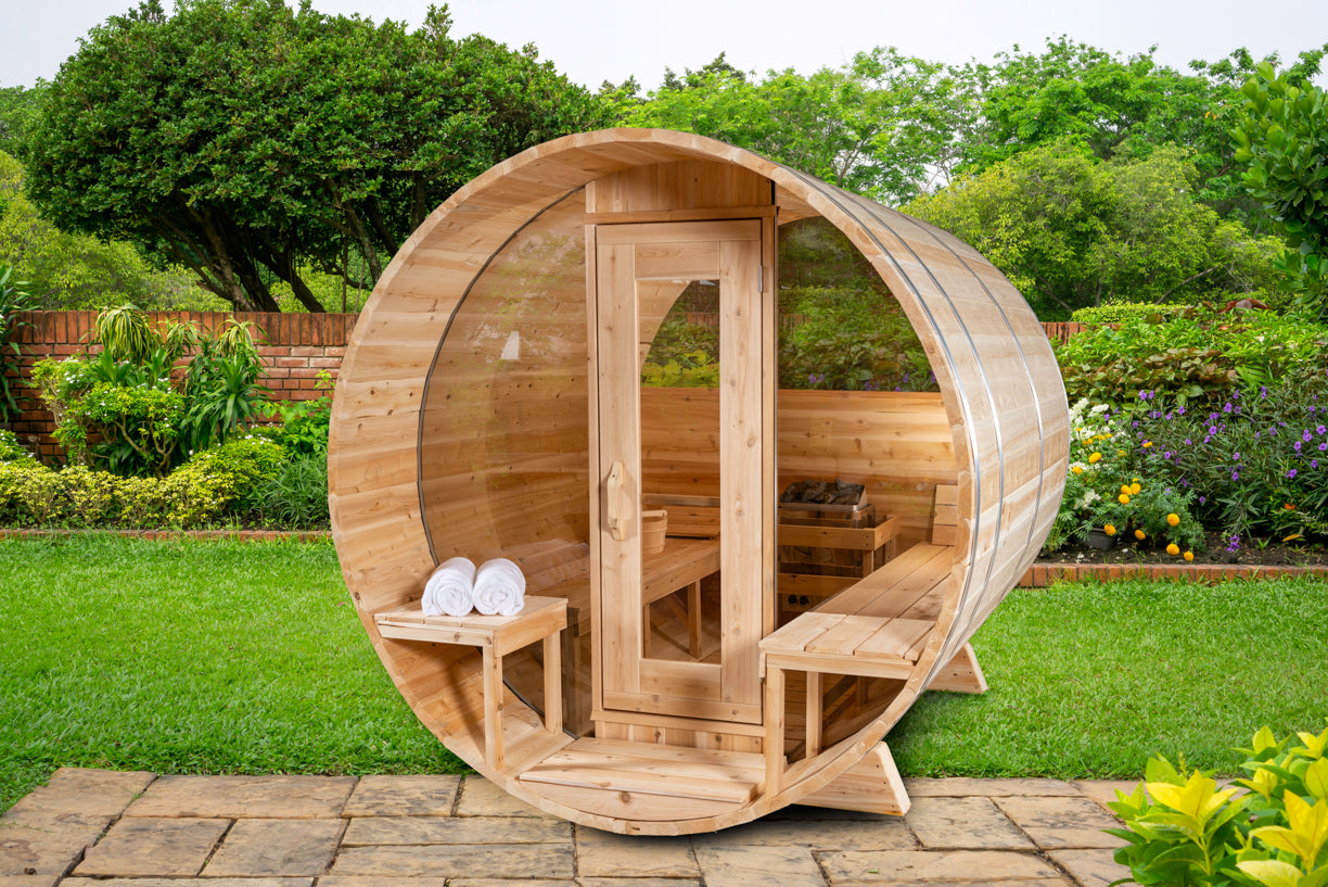 Dundalk Leisurecraft- 4 Person Serenity MP Barrel Sauna