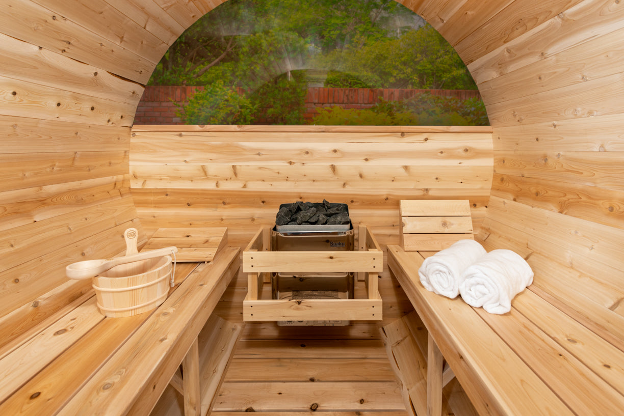 Dundalk Leisurecraft- 4 Person Serenity MP Barrel Sauna