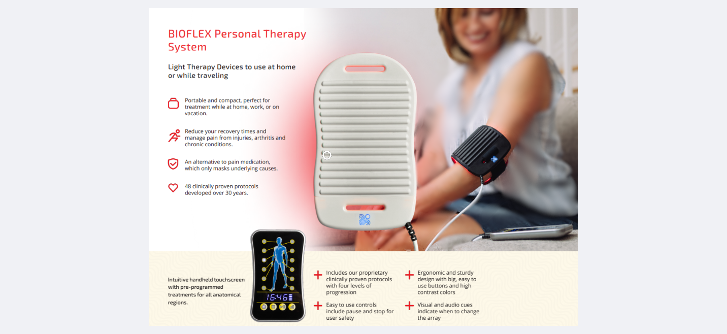 BIOFLEX P120 Infrared Heat Red Light Therapy Device