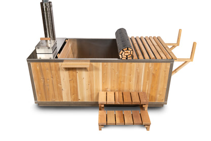 Dundalk Leisurecraft-The Starlight Wood Burning Hot Tub