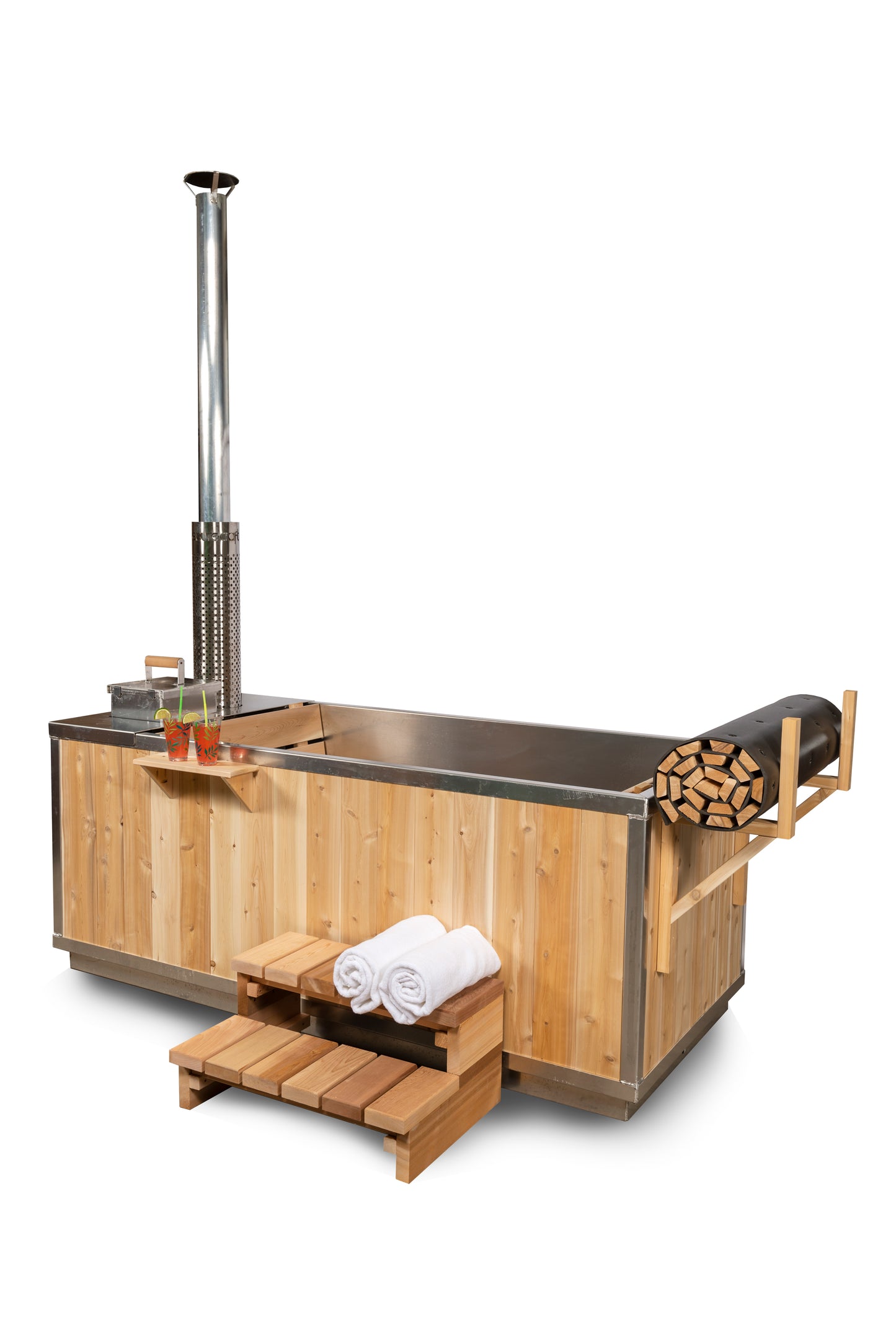 Dundalk Leisurecraft-The Starlight Wood Burning Hot Tub