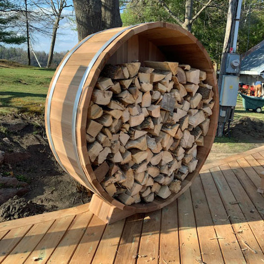 Dundalk Leisurecraft - 5' Clear Cedar Firewood Storage