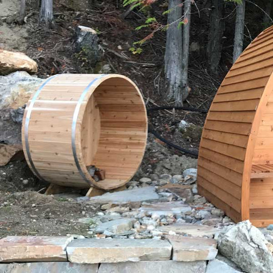 Dundalk Leisurecraft - 5' Knotty Cedar Firewood Storage