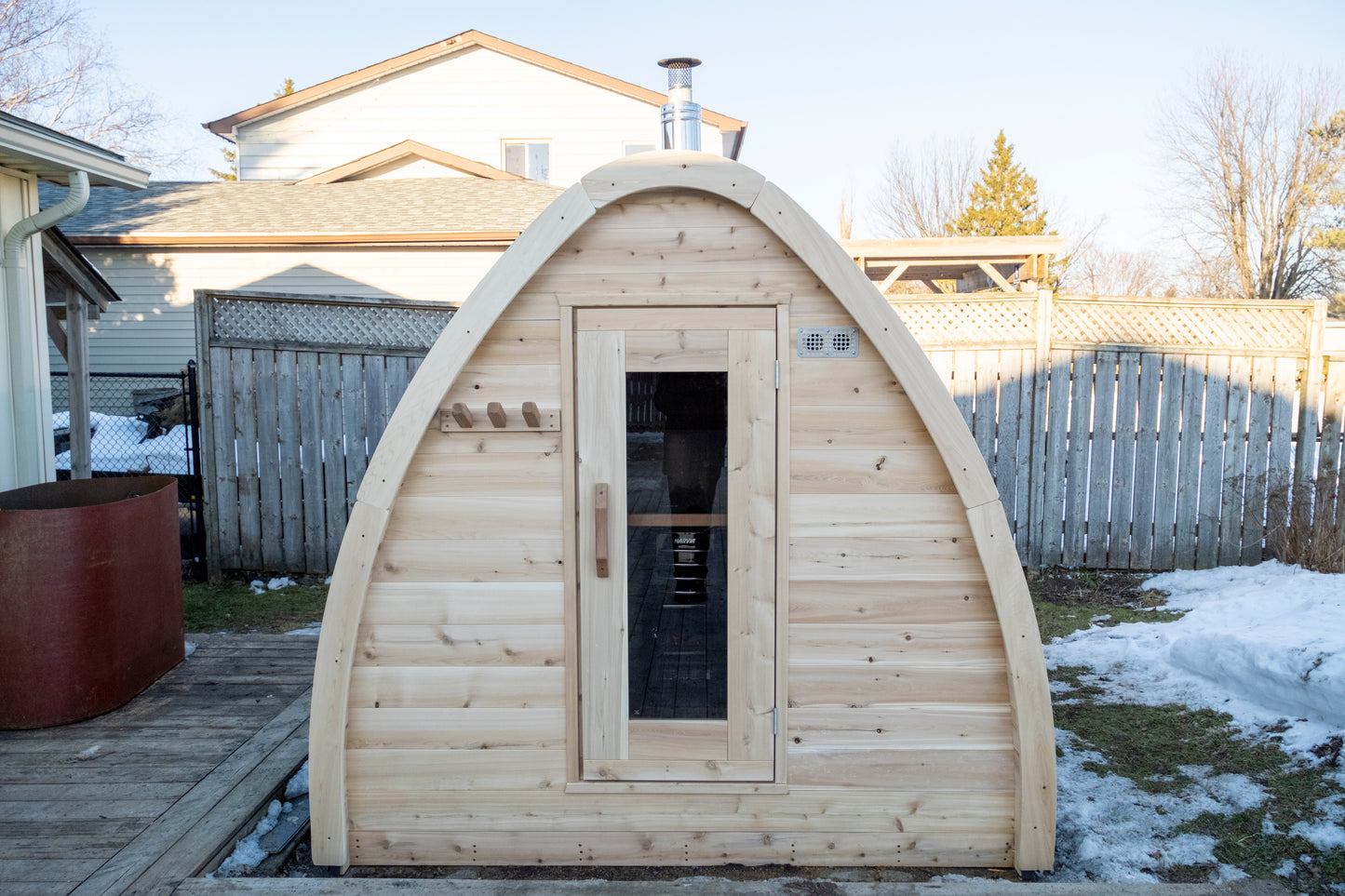 Dundalk Leisurecraft-4 Person Mini-Pod Sauna