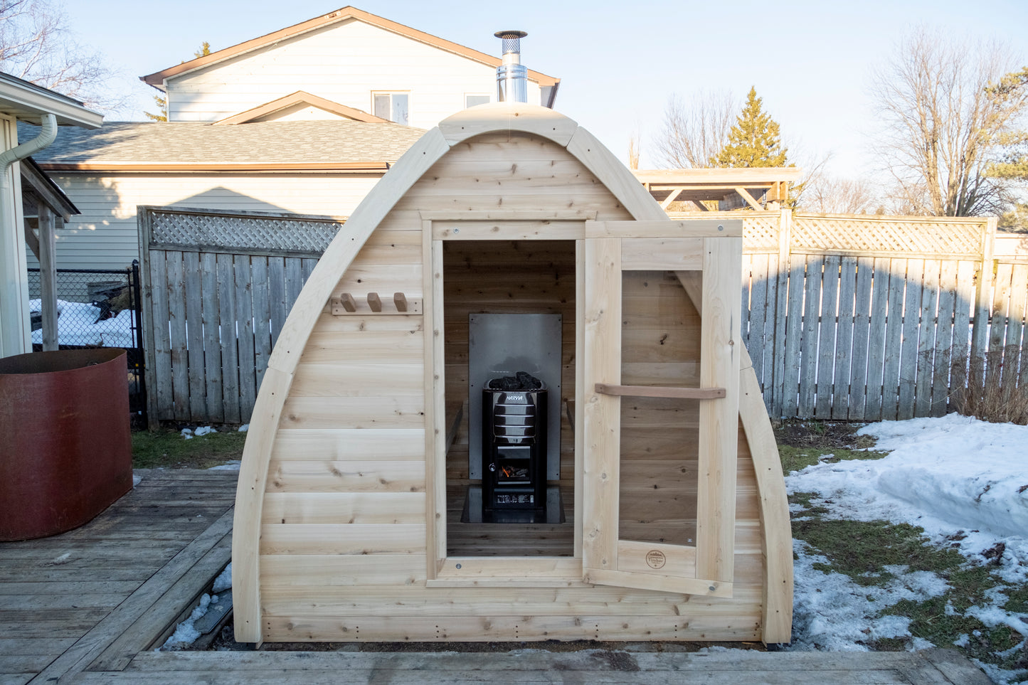 Dundalk Leisurecraft-4 Person Mini-Pod Sauna