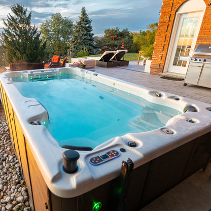 Canadian Spa Co. St. Lawrence 13ft 12-Person 39-Jet Swim Spa