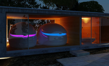 Dream-Pod Vmax Float Pod – Dual-Occupant Sensory Deprivation Tank World Class Spas Dream Pod Float Tank.