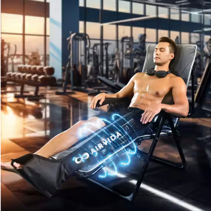 Airvida Cordless Leg Compression Boots with LCD Screen – Circulation, Muscle Recovery & Pain Relief