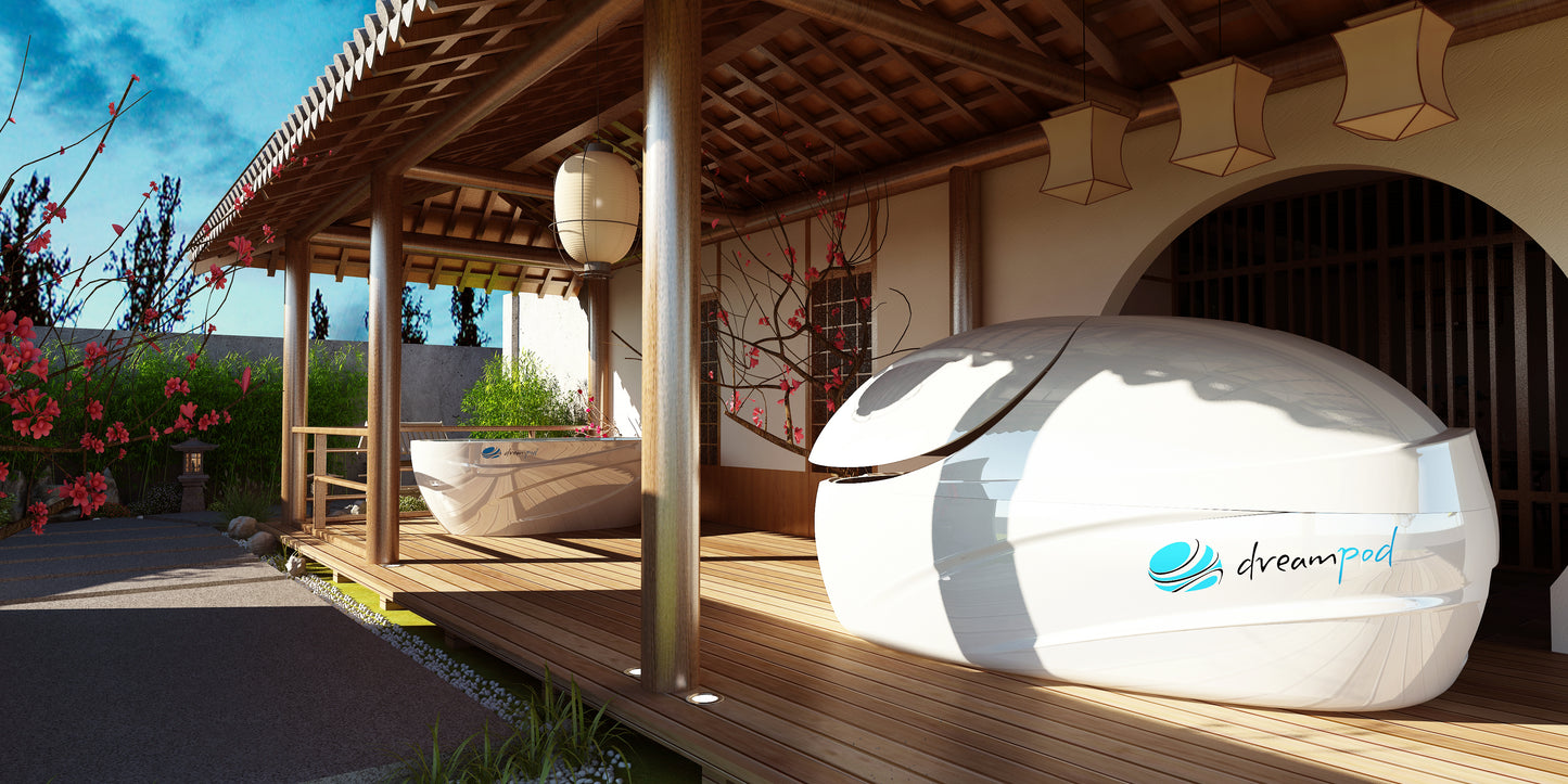 Dream-Pod Vmax Float Pod – Dual-Occupant Sensory Deprivation Tank World Class Spas Dream Pod Float Tank.