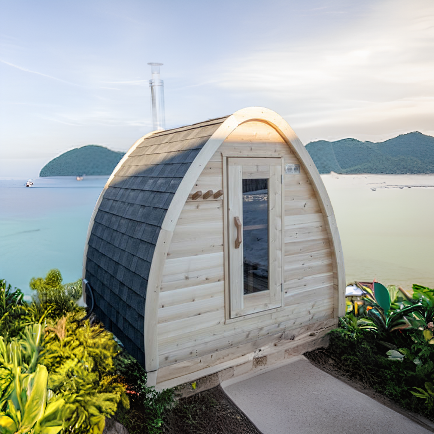 Dundalk Leisurecraft-4 Person Mini-Pod Sauna