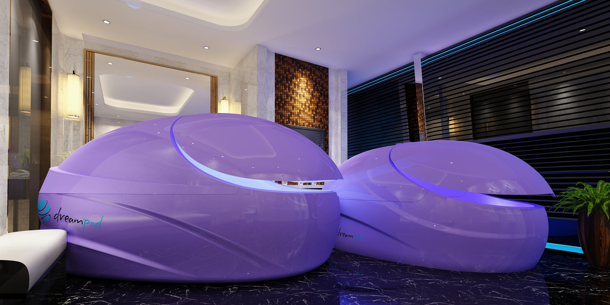 Dream-Pod Vmax Float Pod – Dual-Occupant Sensory Deprivation Tank World Class Spas Dream Pod Float Tank.